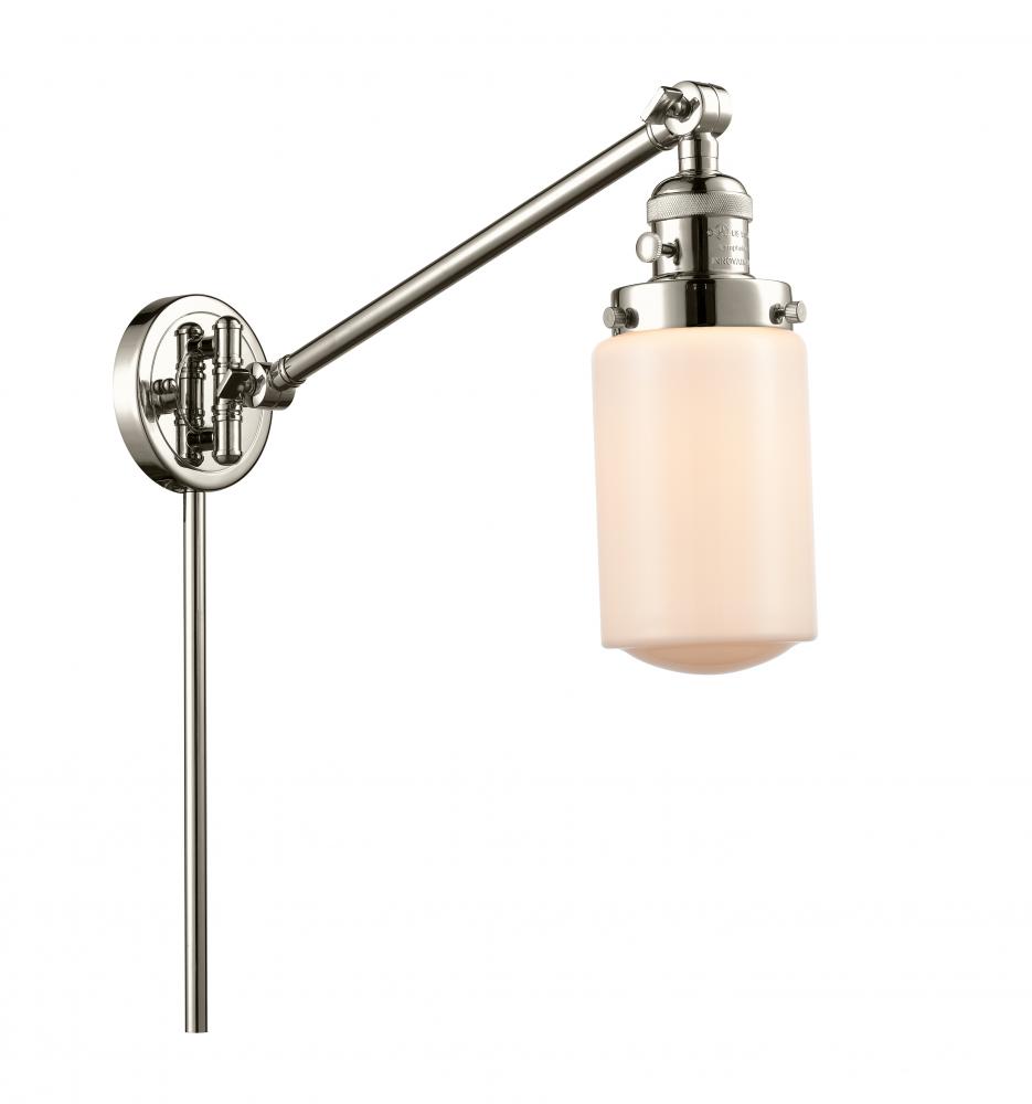 Dover - 1 Light - 5 inch - Polished Nickel -Adjustable Swing Arm