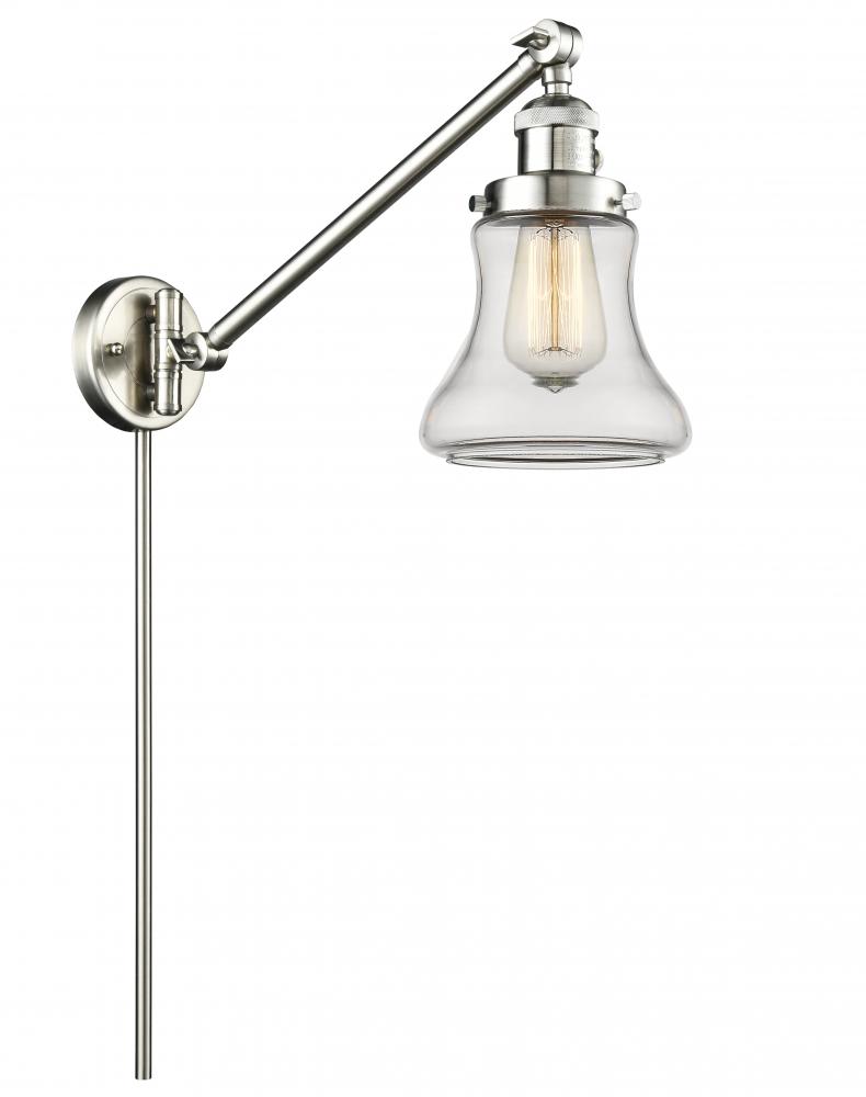 Bellmont - 1 Light - 8 inch - Brushed Satin Nickel -Adjustable Swing Arm