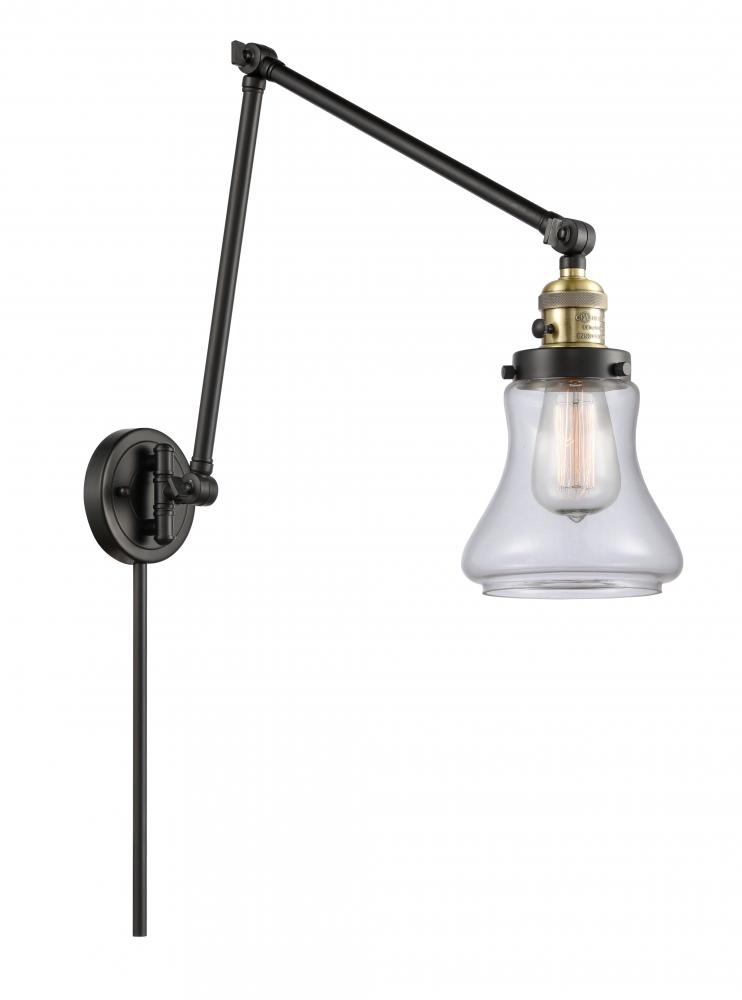 Bellmont - 1 Light - 8 inch - Black Antique Brass -Adjustable Swing Arm