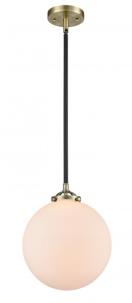 Beacon - 1 Light - 10 inch - Black Antique Brass - Stem hung - Mini Pendant