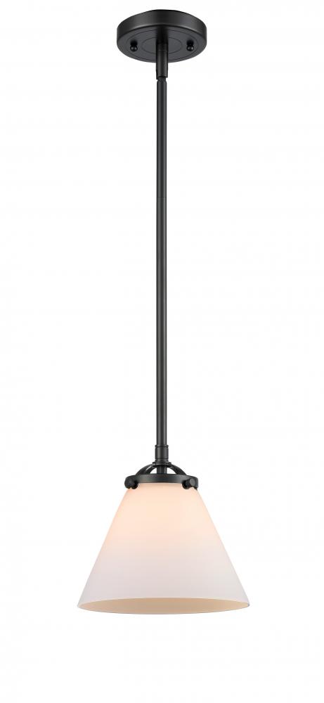 Cone - 1 Light - 8 inch - Oil Rubbed Bronze - Stem hung - Mini Pendant