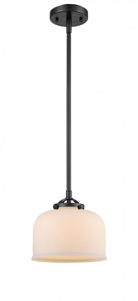 Bell - 1 Light - 8 inch - Oil Rubbed Bronze - Stem hung - Mini Pendant
