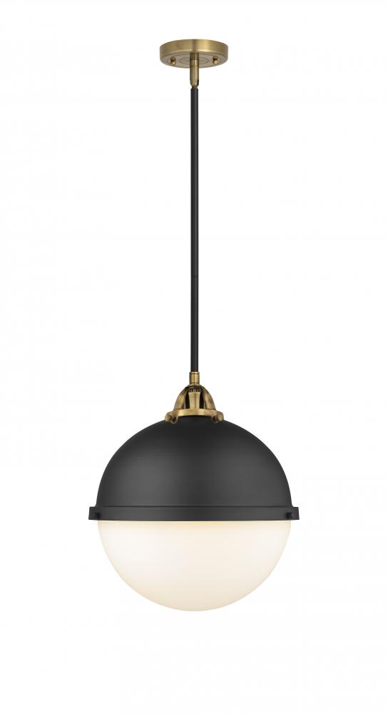Hampden - 1 Light - 13 inch - Black Antique Brass - Stem hung - Pendant