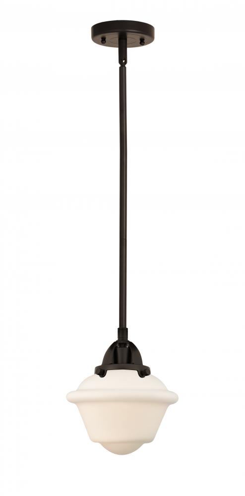Oxford - 1 Light - 8 inch - Oil Rubbed Bronze - Stem hung - Mini Pendant