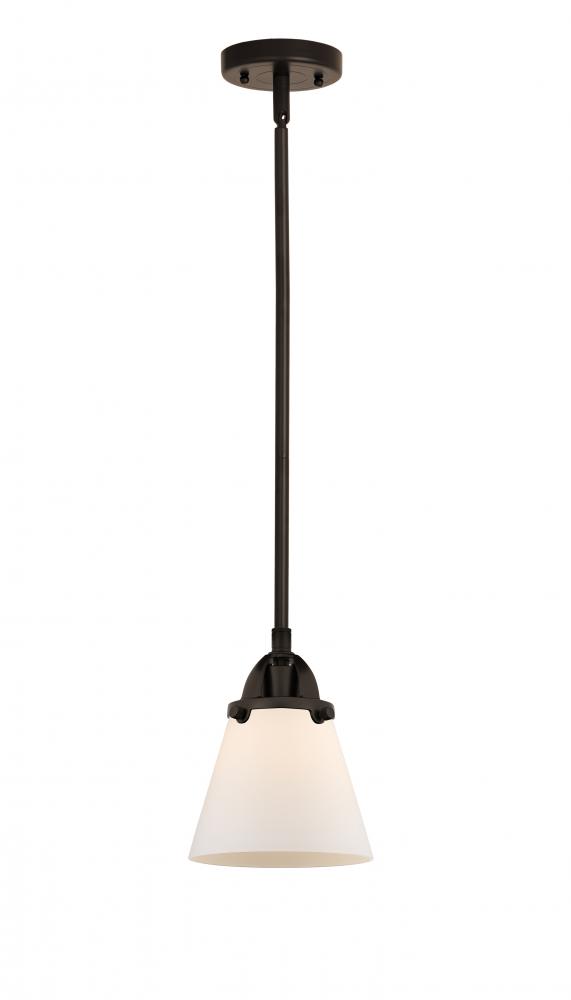 Cone - 1 Light - 6 inch - Oil Rubbed Bronze - Stem hung - Mini Pendant