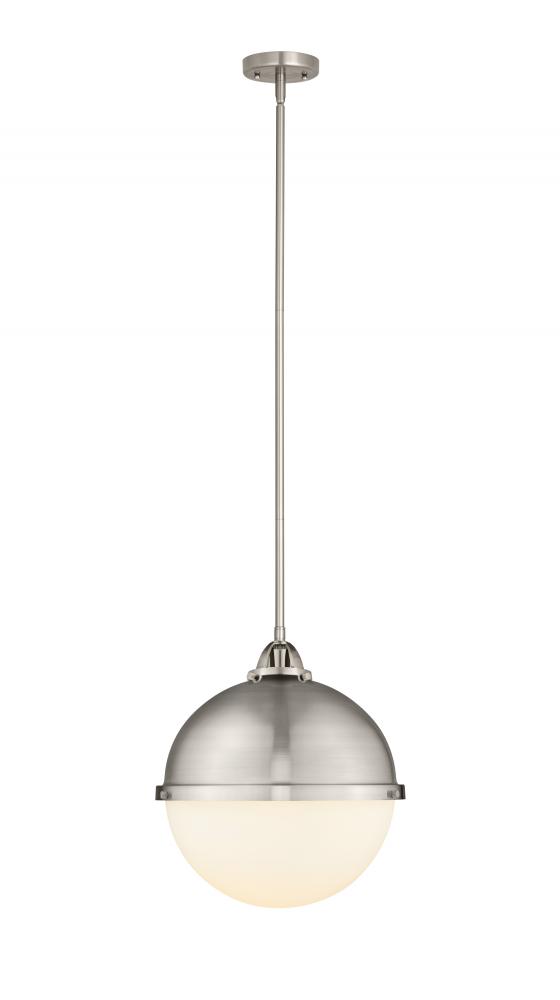 Hampden - 1 Light - 13 inch - Brushed Satin Nickel - Stem hung - Pendant