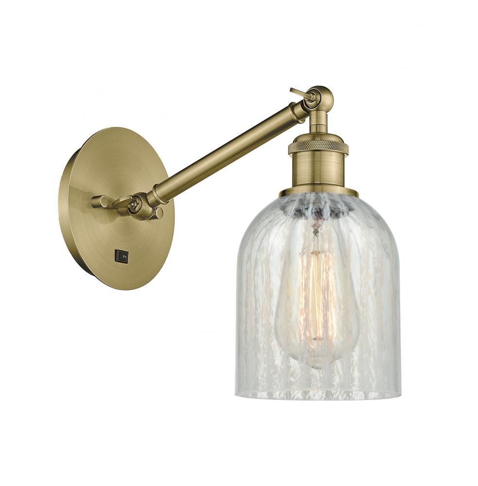 Caledonia - 1 Light - 5 inch - Antique Brass - Adjustable Sconce