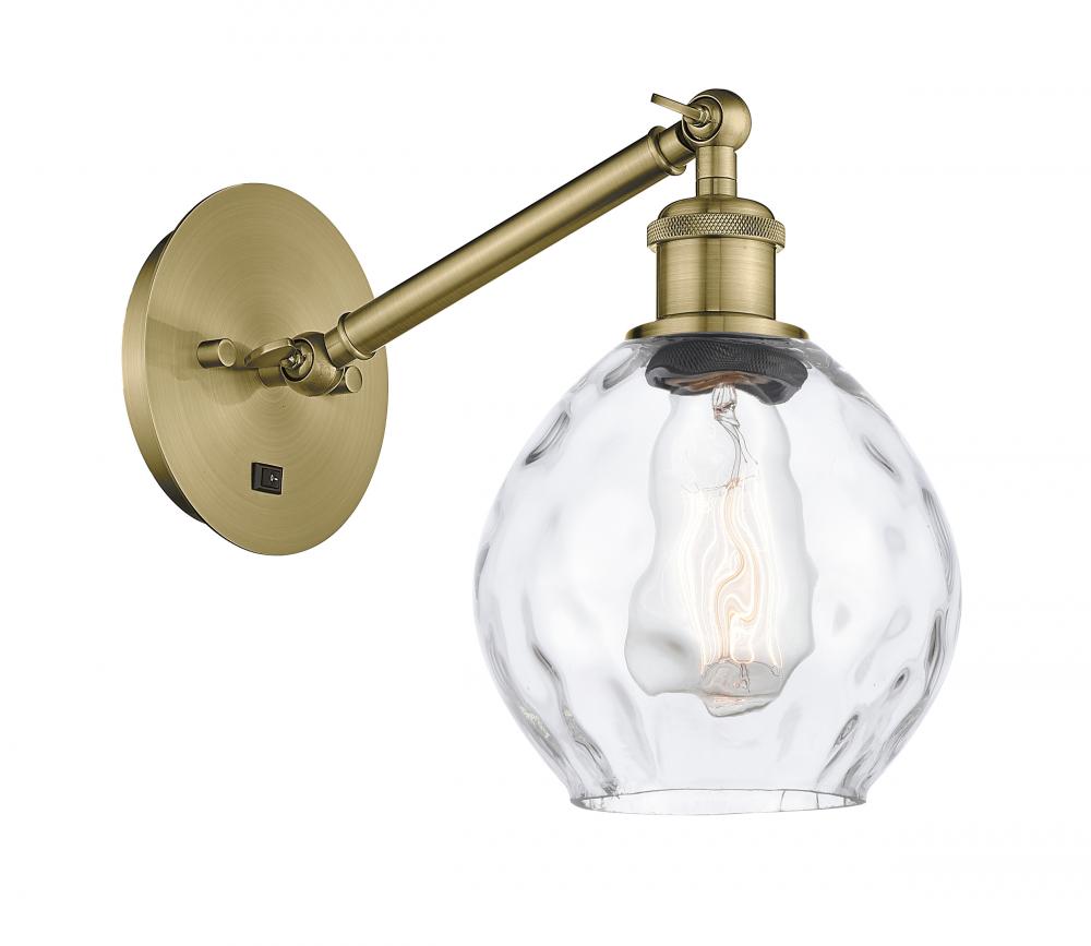 Waverly - 1 Light - 6 inch - Antique Brass - Adjustable Sconce