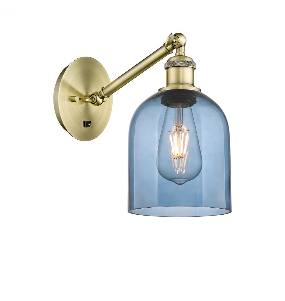 Bella - 1 Light - 6 inch - Antique Brass - Adjustable Sconce