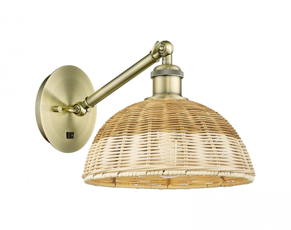 Bristol Natural II - 1 Light - 9 inch - Antique Brass - Sconce