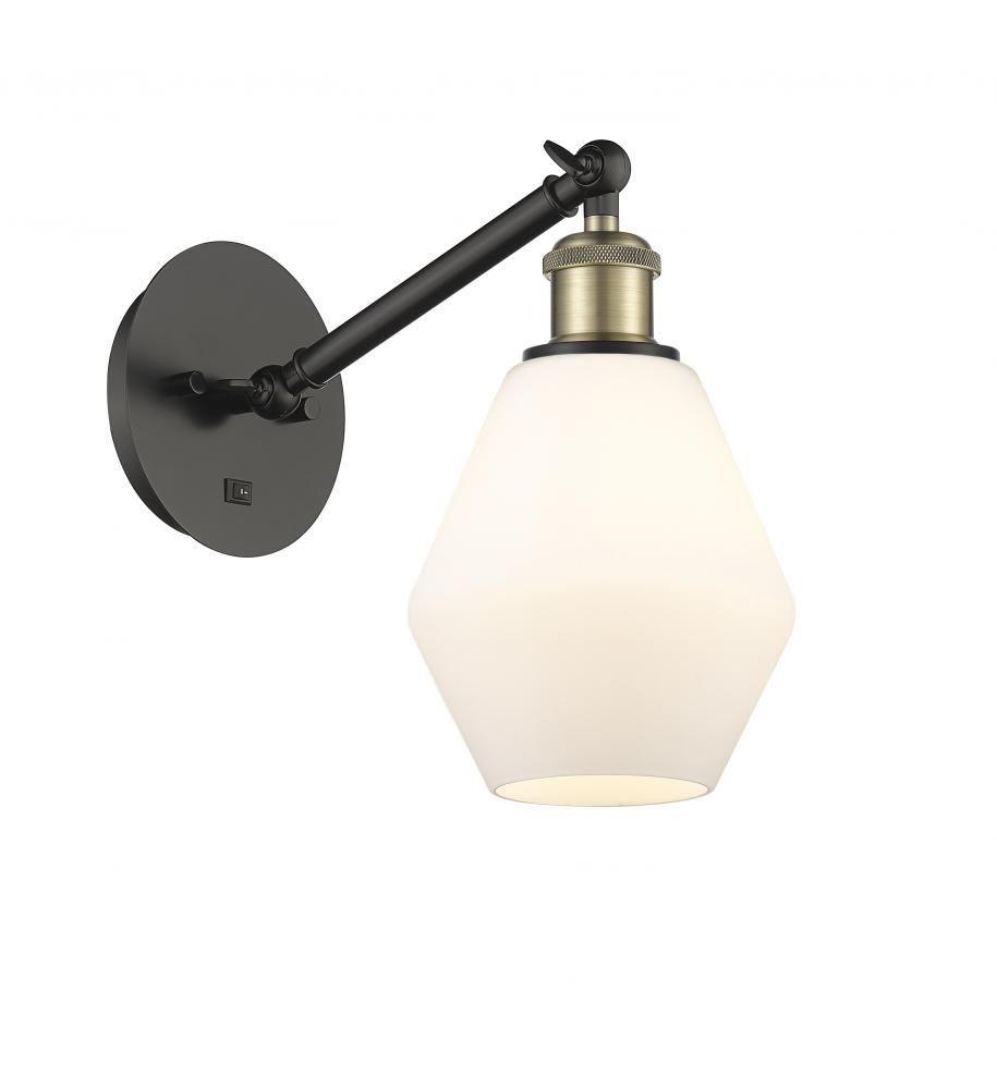 Cindyrella - 1 Light - 6 inch - Black Antique Brass - Adjustable Sconce