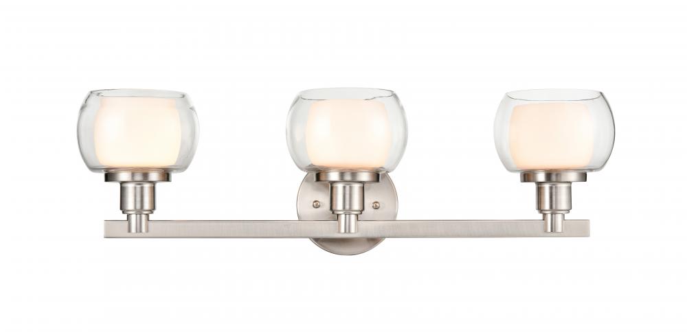 Cairo - 3 Light - 24 inch - Satin Nickel - Bath Vanity Light
