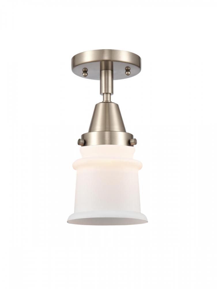 Canton - 1 Light - 6 inch - Brushed Satin Nickel - Semi-Flush Mount