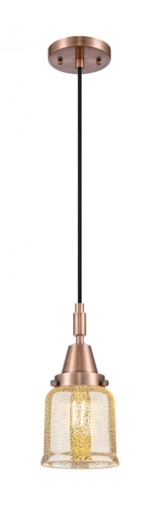 Bell - 1 Light - 5 inch - Antique Copper - Mini Pendant