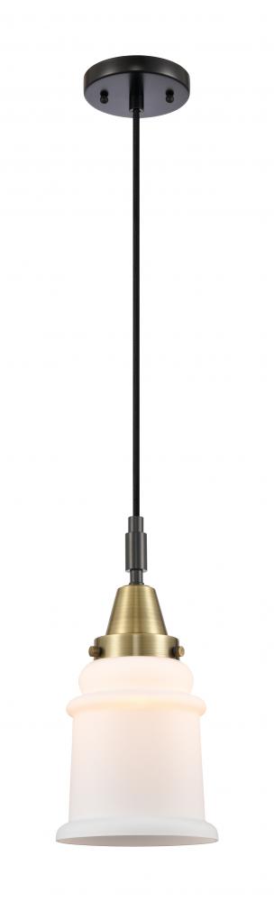 Canton - 1 Light - 7 inch - Black Antique Brass - Mini Pendant