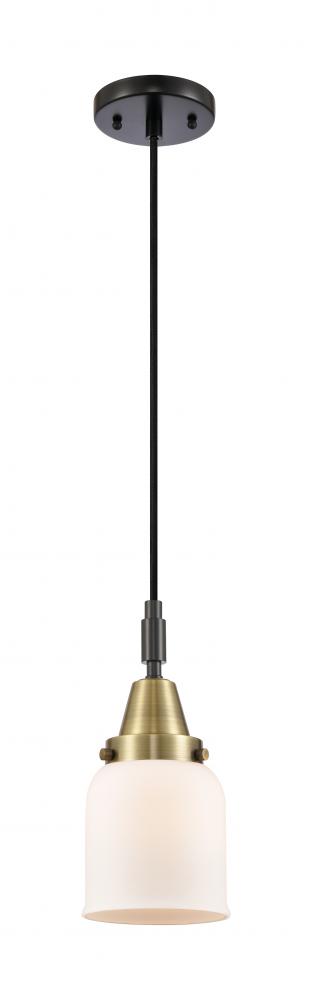 Bell - 1 Light - 5 inch - Black Antique Brass - Mini Pendant