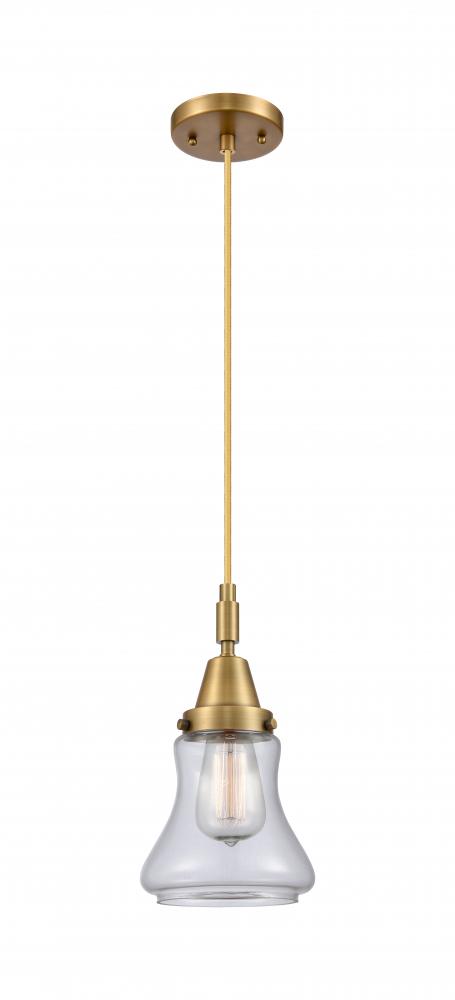 Bellmont - 1 Light - 7 inch - Brushed Brass - Mini Pendant