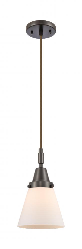 Cone - 1 Light - 6 inch - Oil Rubbed Bronze - Mini Pendant