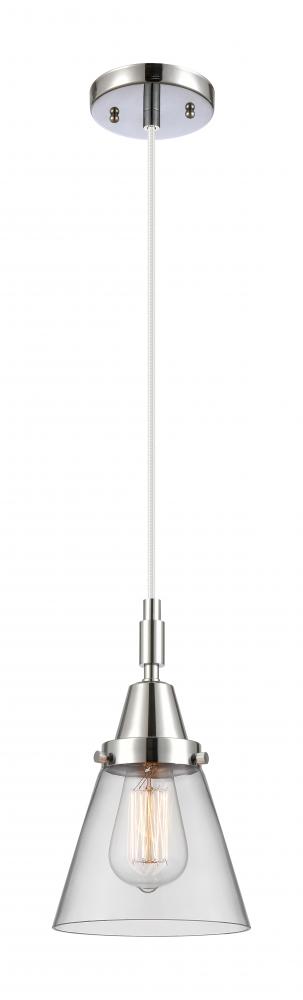 Cone - 1 Light - 6 inch - Polished Chrome - Mini Pendant