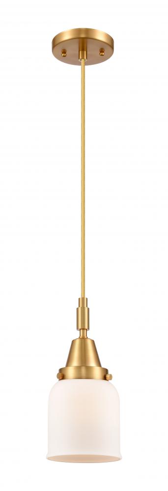 Bell - 1 Light - 5 inch - Satin Gold - Mini Pendant
