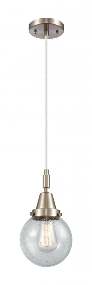 Beacon - 1 Light - 6 inch - Brushed Satin Nickel - Mini Pendant