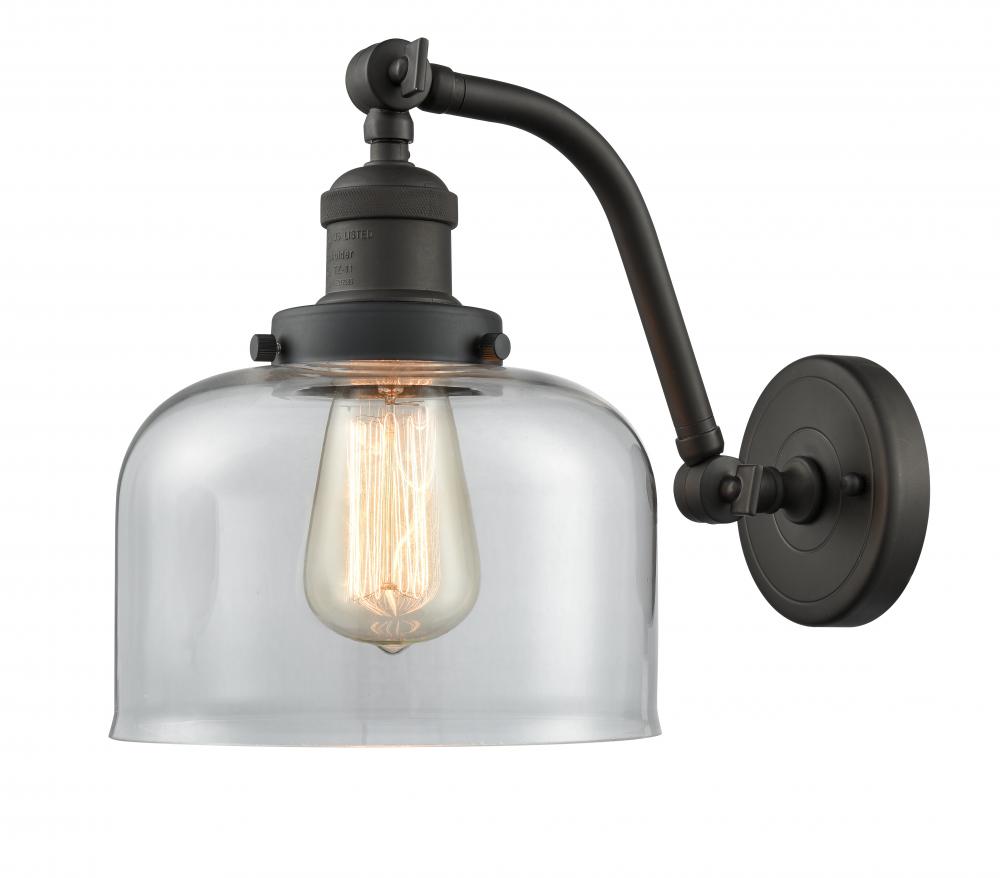 Bell - 1 Light - 8 inch - Oil Rubbed Bronze - Adjustable Sconce