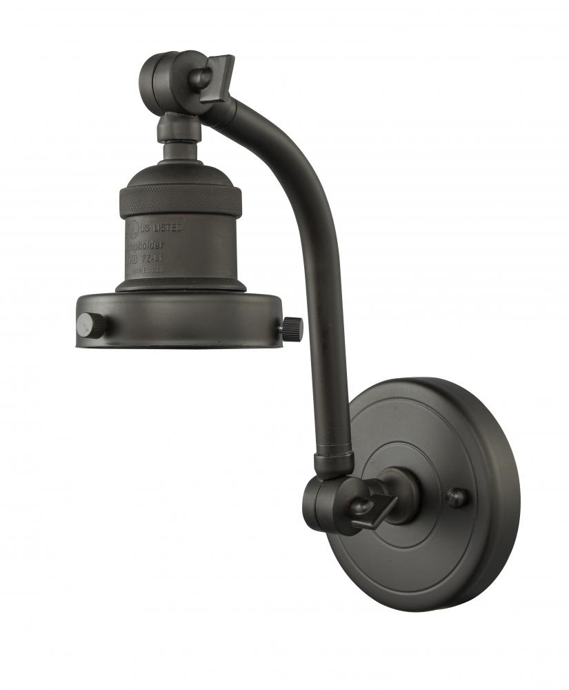 Double Swivel - 1 Light - 5 inch - Oil Rubbed Bronze - Adjustable Sconce