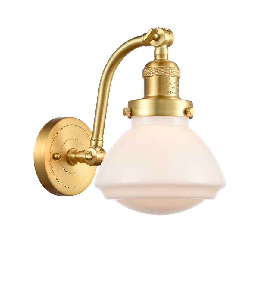 Olean - 1 Light - 7 inch - Satin Gold - Adjustable Sconce