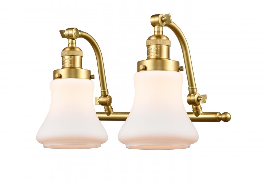 Bellmont - 2 Light - 18 inch - Satin Gold - Adjustable Bath Vanity Light