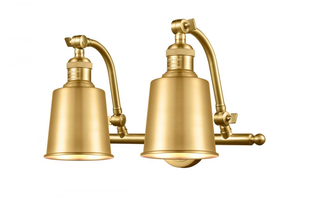 Addison - 2 Light - 18 inch - Satin Gold - Adjustable Bath Vanity Light