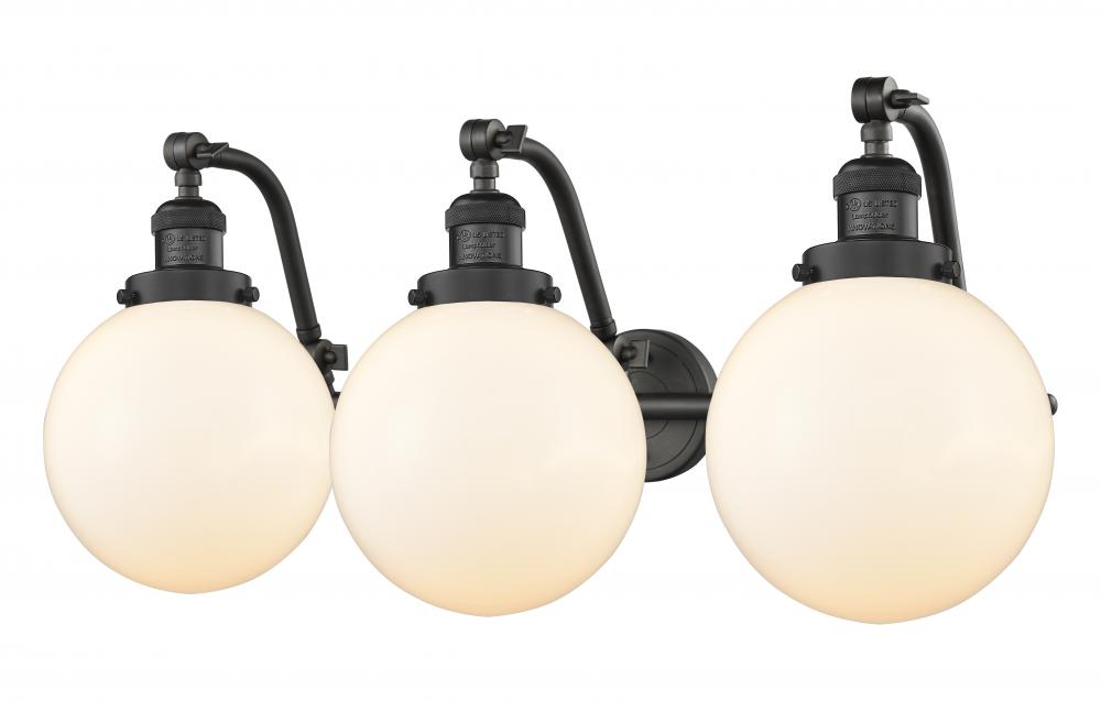 Beacon - 3 Light - 28 inch - Oil Rubbed Bronze - Adjustable Bath Vanity Light