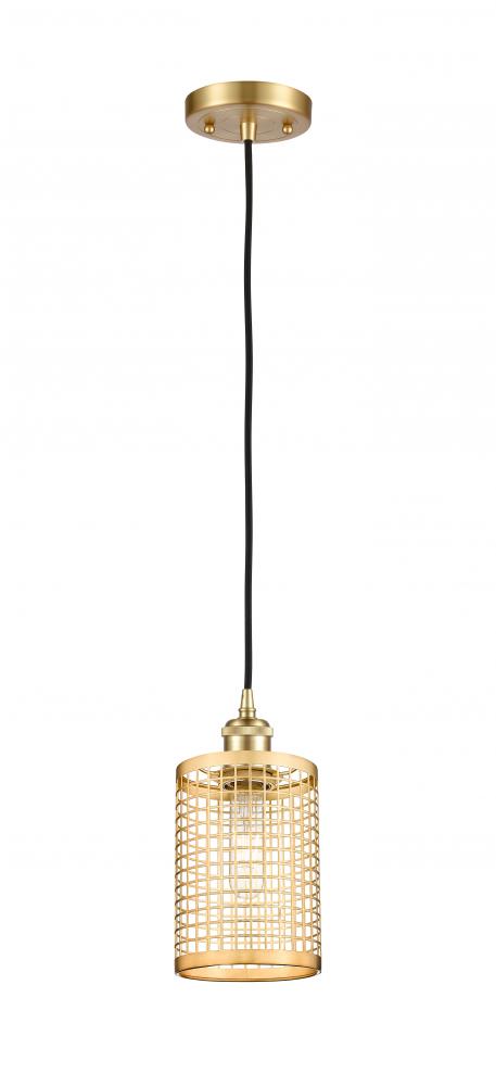 Nestbrook - 1 Light - 5 inch - Satin Gold - Mini Pendant
