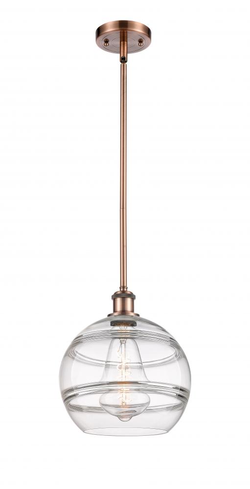 Rochester - 1 Light - 10 inch - Antique Copper - Mini Pendant