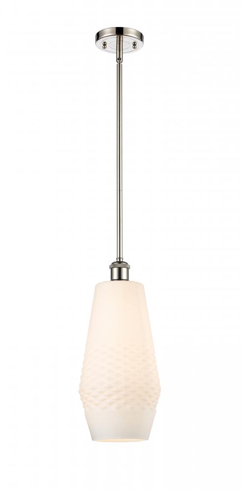 Windham - 1 Light - 7 inch - Polished Nickel - Mini Pendant