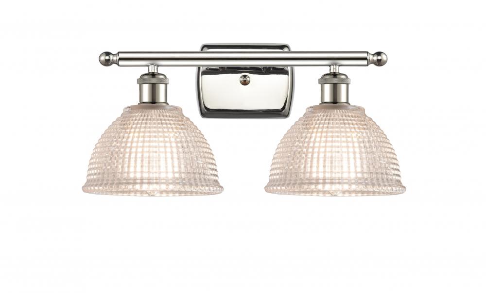 Arietta - 2 Light - 18 inch - Polished Nickel - Bath Vanity Light