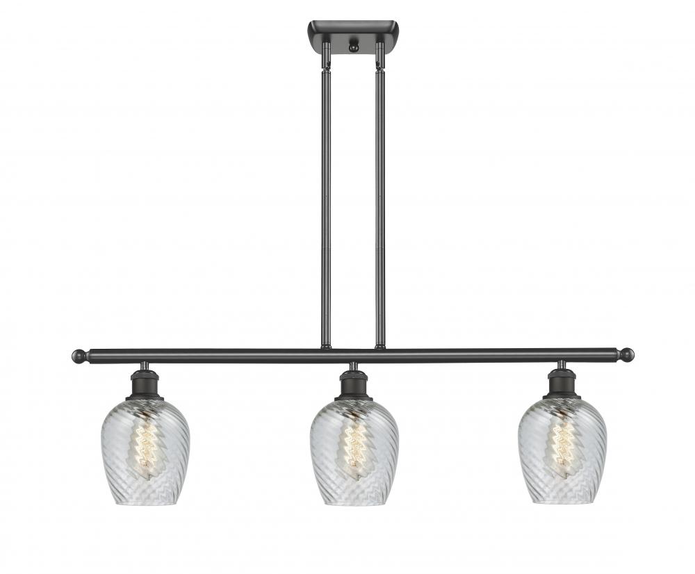 Salina - 3 Light - 36 inch - Oil Rubbed Bronze - Stem hung - Island Light