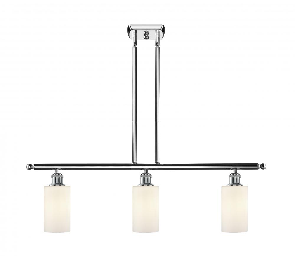 Clymer - 3 Light - 36 inch - Polished Chrome - Stem hung - Island Light