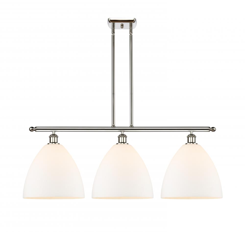 Bristol - 3 Light - 39 inch - Polished Nickel - Stem hung - Island Light