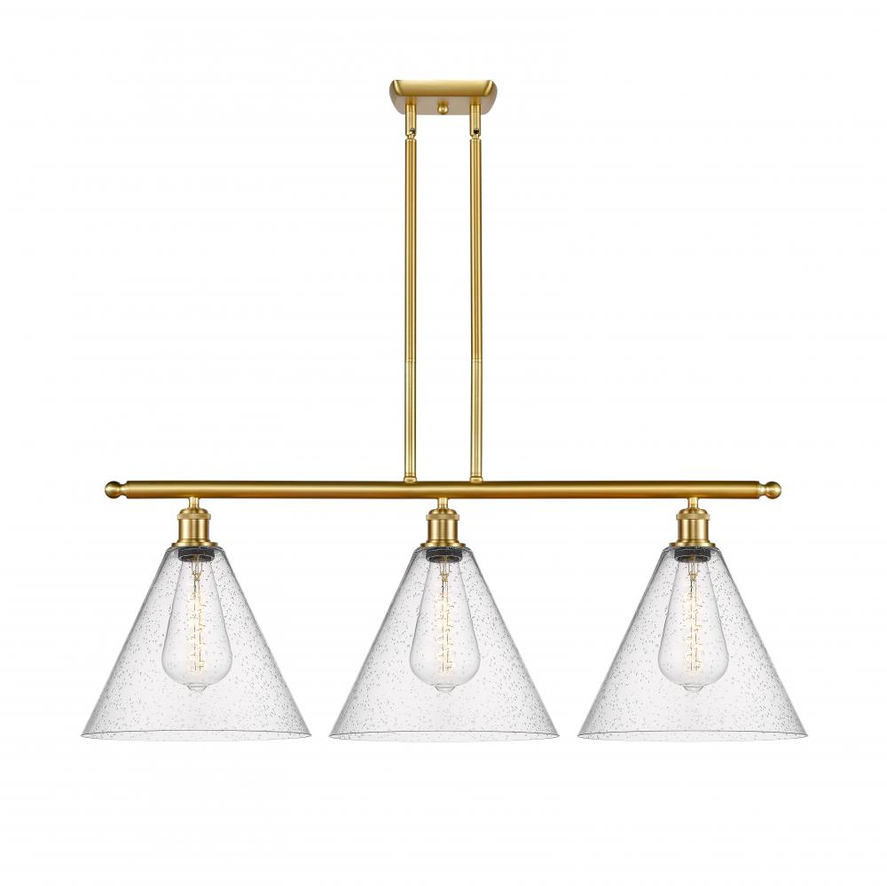 Berkshire - 3 Light - 39 inch - Satin Gold - Stem hung - Island Light