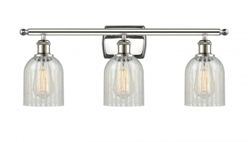 Caledonia - 3 Light - 25 inch - Polished Nickel - Bath Vanity Light