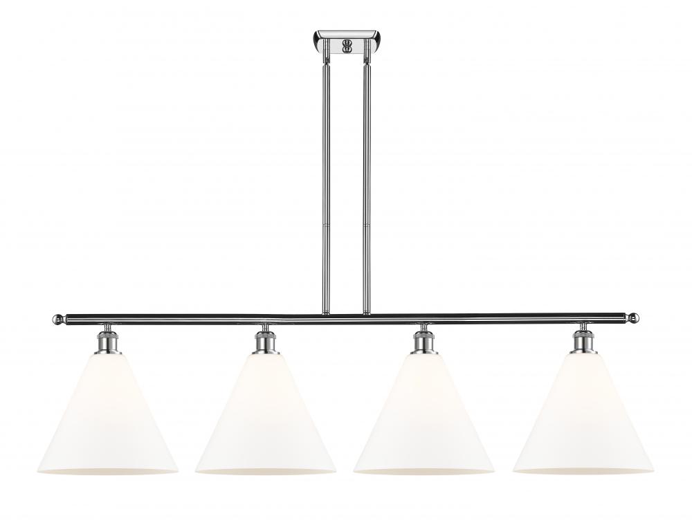 Berkshire - 4 Light - 50 inch - Polished Chrome - Stem hung - Island Light