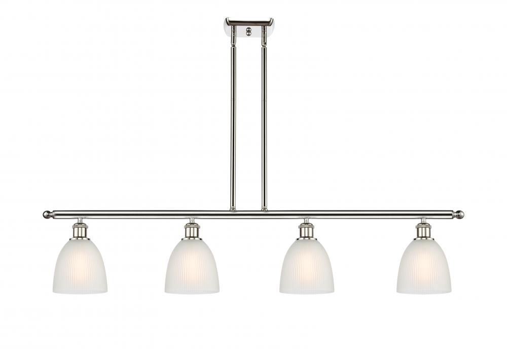 Castile - 4 Light - 48 inch - Polished Nickel - Stem hung - Island Light