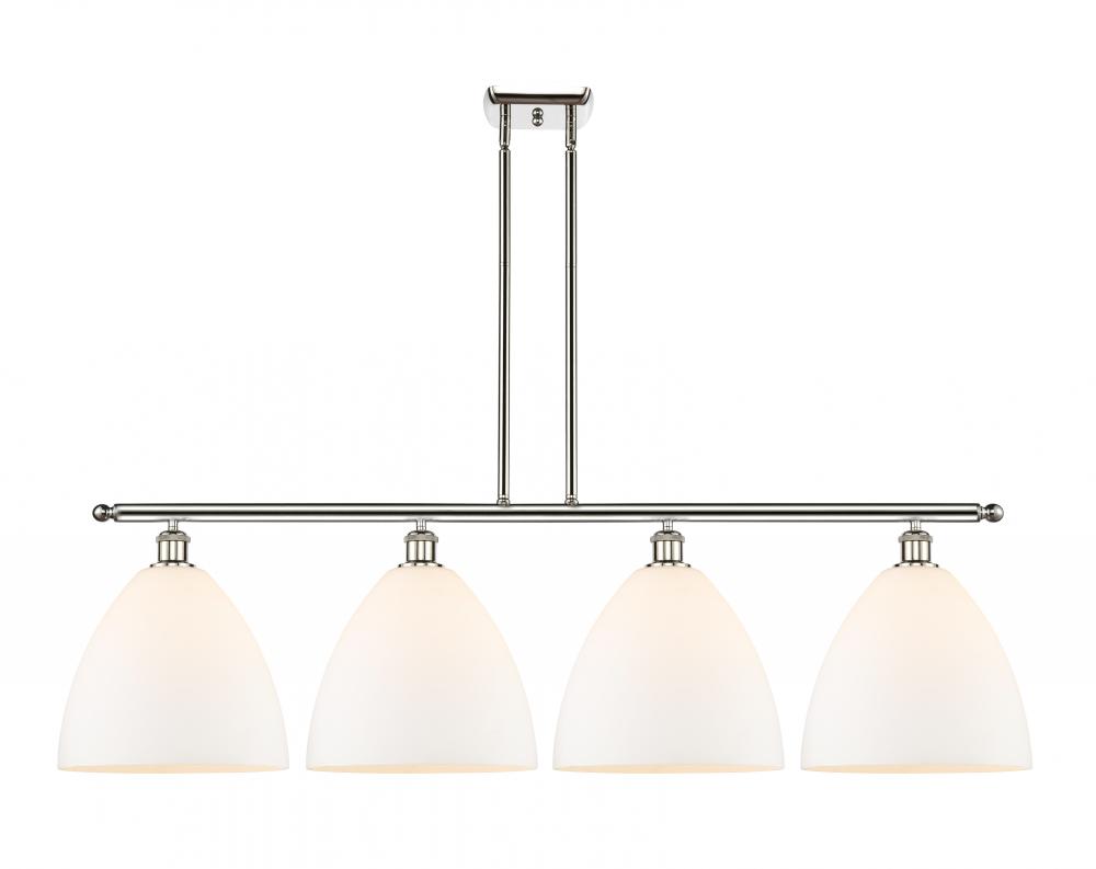 Bristol - 4 Light - 50 inch - Polished Nickel - Stem hung - Island Light