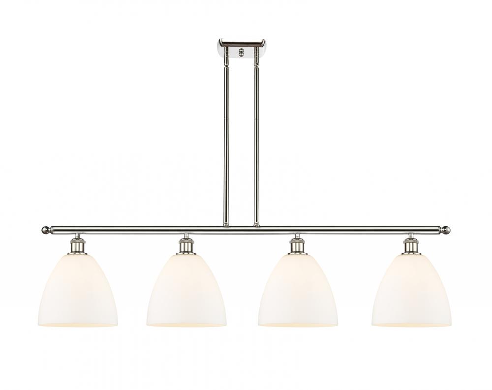 Bristol - 4 Light - 48 inch - Polished Nickel - Stem hung - Island Light