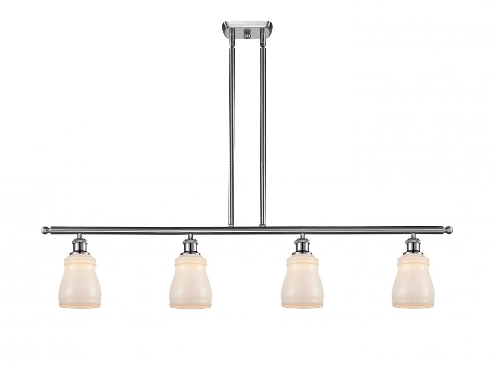Ellery - 4 Light - 48 inch - Brushed Satin Nickel - Stem hung - Island Light
