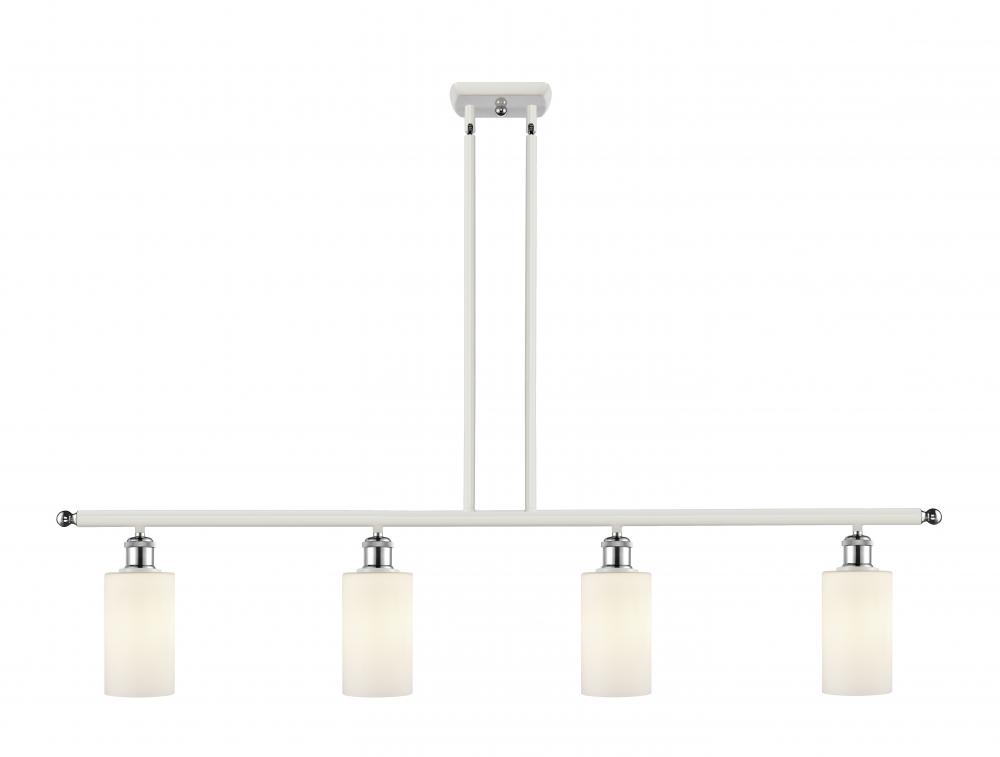 Clymer - 4 Light - 48 inch - White Polished Chrome - Stem hung - Island Light