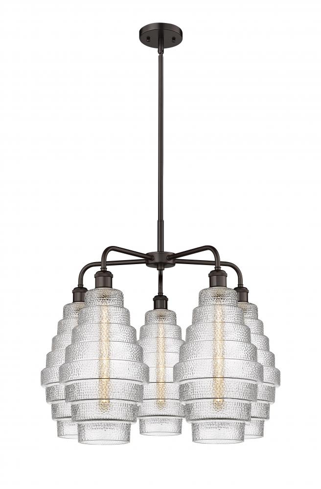 Cascade - 5 Light - 26 inch - Oil Rubbed Bronze - Chandelier