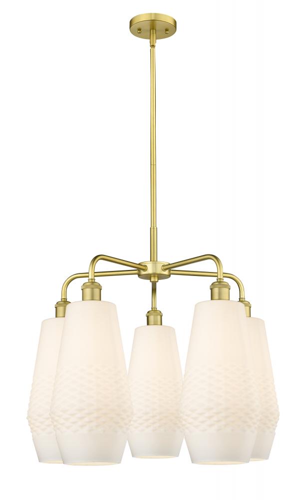 Windham - 5 Light - 25 inch - Satin Gold - Chandelier