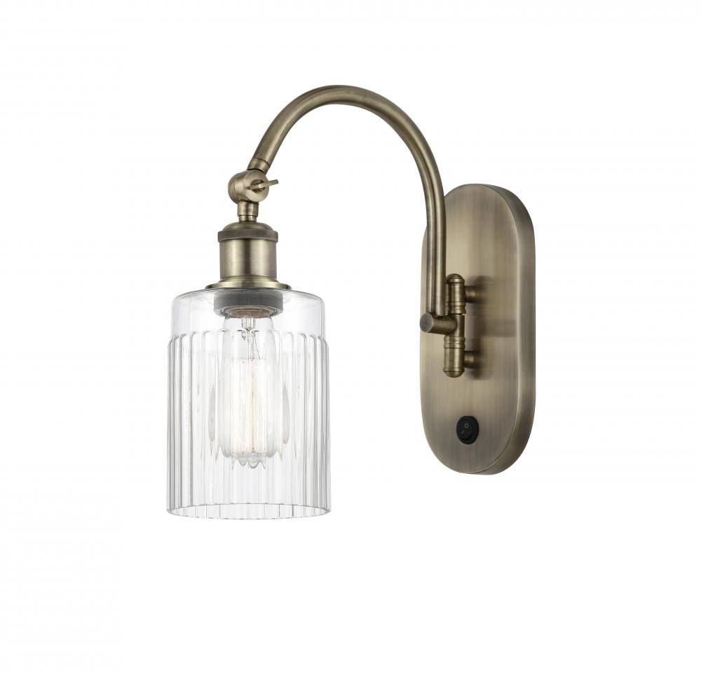 Hadley - 1 Light - 5 inch - Antique Brass - Adjustable Swing Arm