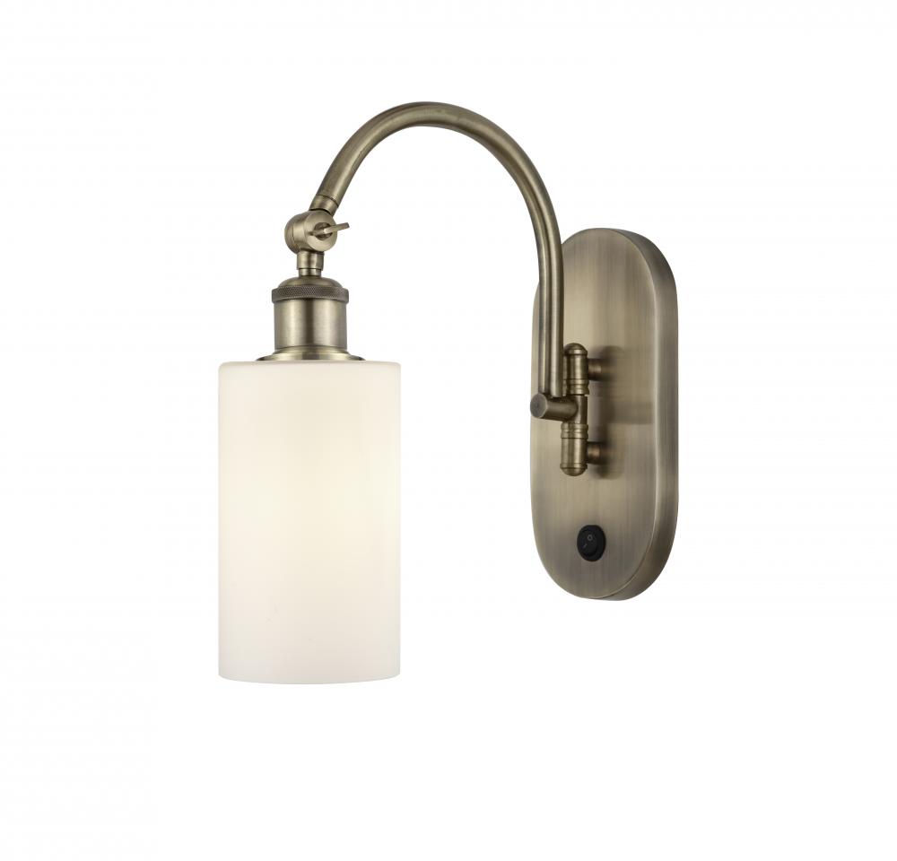 Clymer - 1 Light - 4 inch - Antique Brass - Adjustable Swing Arm